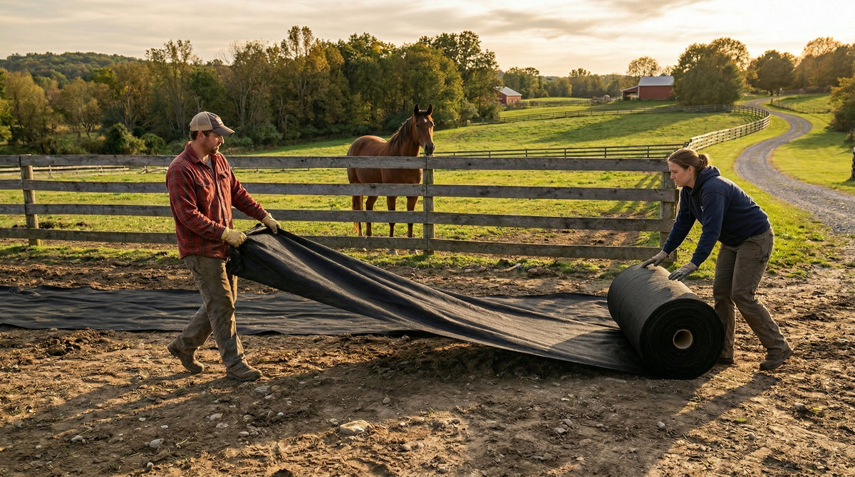 Geotextile Fabric for Horse Paddocks: Why It's Essential, When It's Not Enough, and How to Use It Right