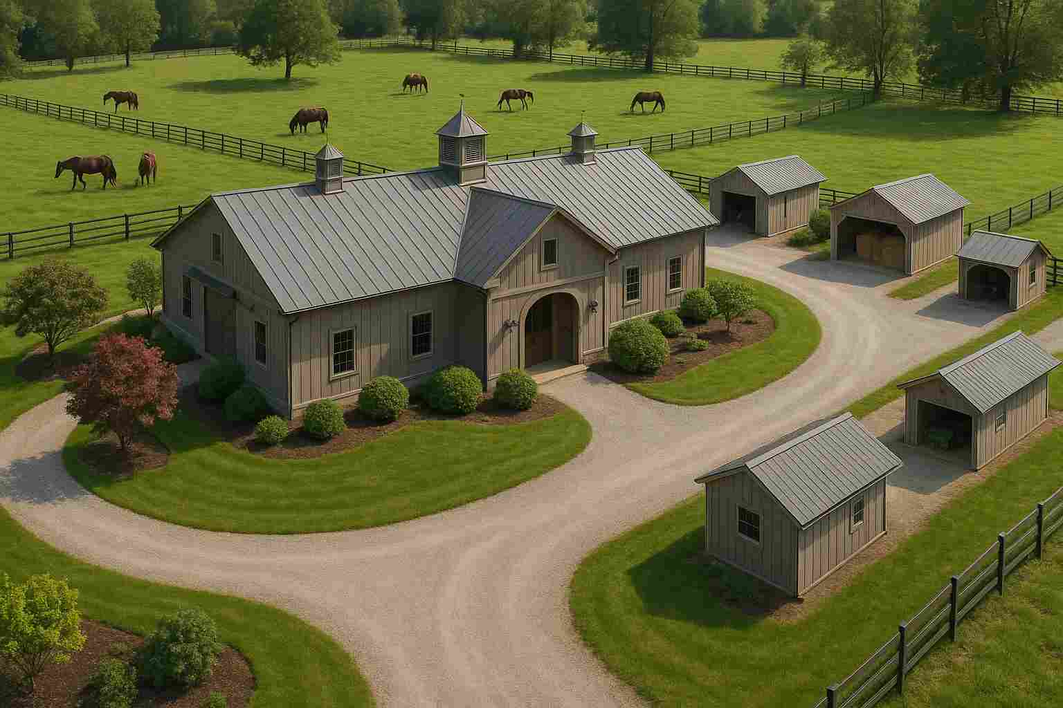 5 acre horse farm layout