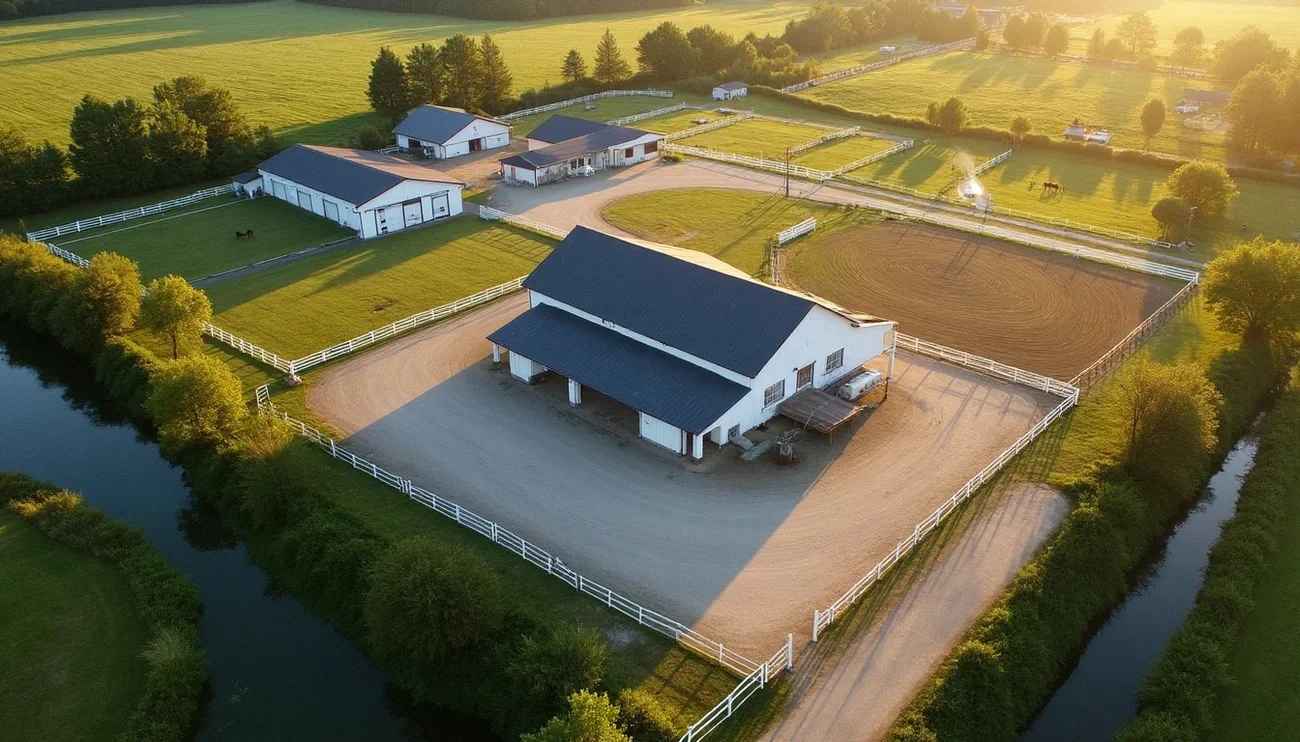 design for a 20 acre commercial farm
