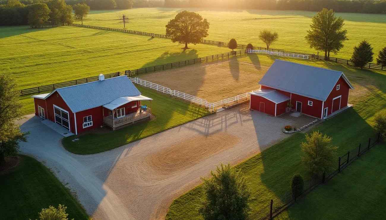 Horse property layout example