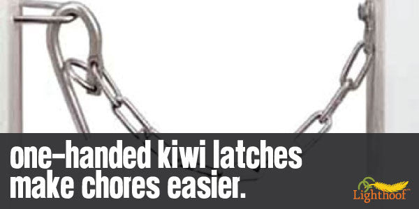 Kiwi Latches Make Horse Farm Life a Little Easier