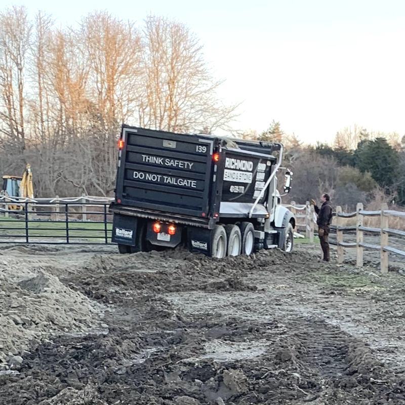 Vehicles can get stuck in the mud